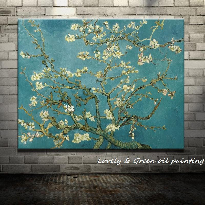 1 Panel Blossoming Almond Tree By Vincent Van Gogh Unframed Wall Art Canvas | Octo Treasures