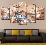 5 Piece Multi Panel Modern Home Decor Framed Star Wars Canvas Wall Art | Octo Treasures