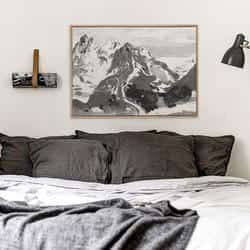 1 Panel Cloud Peak Unframed Modern Wall Canvas | Octo Treasures