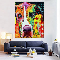 1 Panel Great Dane Unframed Home Decorative Wall Art | Octo Treasures