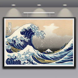 1 Panel Katsushika Hokusai Great Wave Off Kanagawa Unframed Poster | Octo Treasures