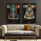 Chinese classical culture and the arts robes antique collage Canvas Wall Art Home Decoration  living room duvar tablolar picture | Octo Treasures