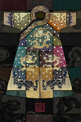 Chinese classical culture and the arts robes antique collage Canvas Wall Art Home Decoration  living room duvar tablolar picture | Octo Treasures