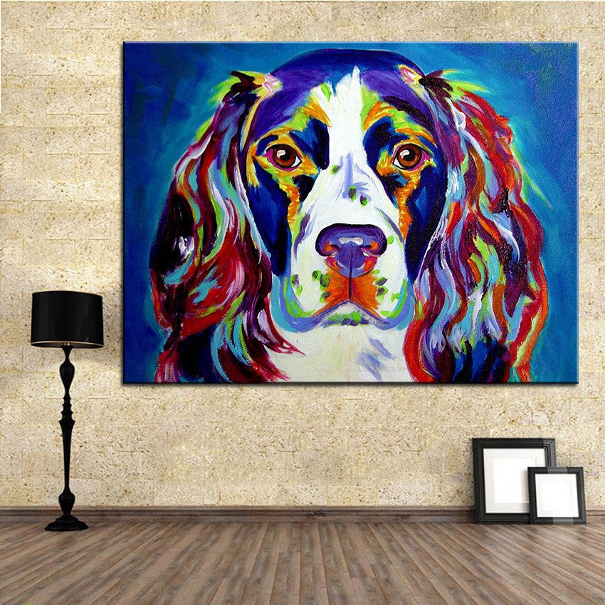 1 Panel Springer Spaniel Unframed Home Decor Wall Art | Octo Treasures