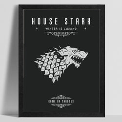 AZQSD Vintage Art Print Poster Game Of Thrones Movie TV Wall Pictures Modern No Frames Canvas Painting Home Decor PP103 | Octo Treasures