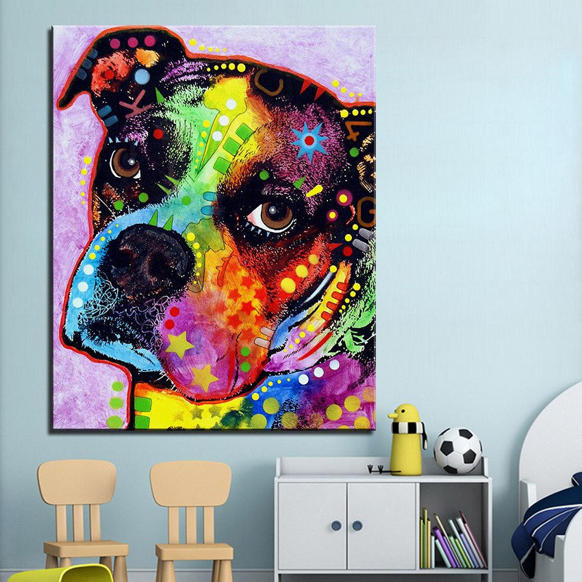 1 Panel Young Boxer Unframed Home Decor Wall Art | Octo Treasures